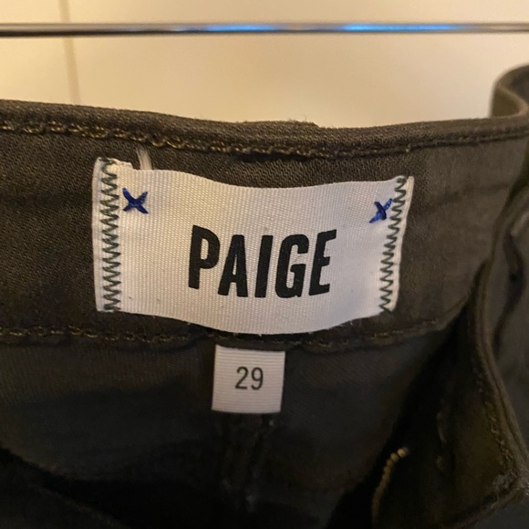 Paige dark green jeans, size 29 - Picture 3 of 3